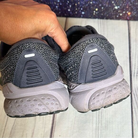 Brooks Adrenaline GTS 21 Running Shoes Grey/Lilac Women Sz 8.5 D Indoor/Outdoor - Picture 4 of 8